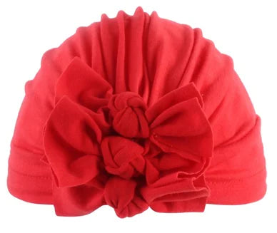Elegant Pleated Infant Cap