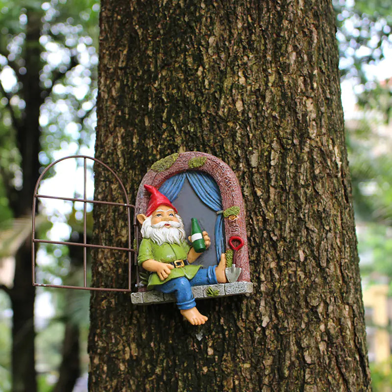 Enchanted Elf Tree Hugger Ornament