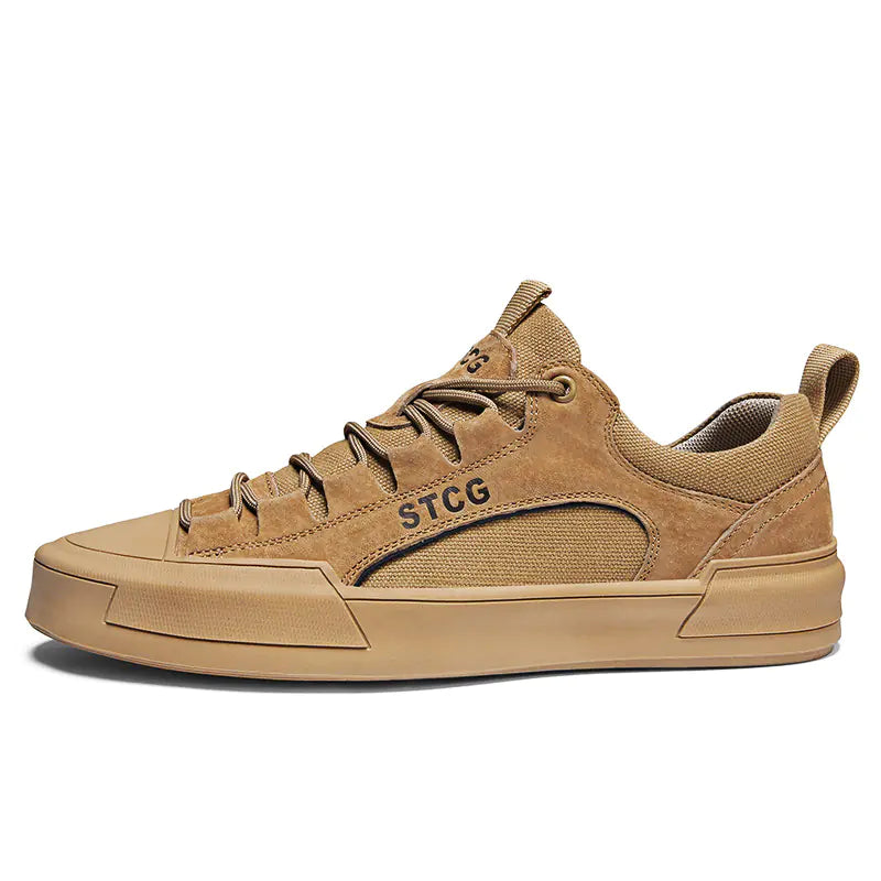 Gentlemen's Summer Elegance Leather Sneakers