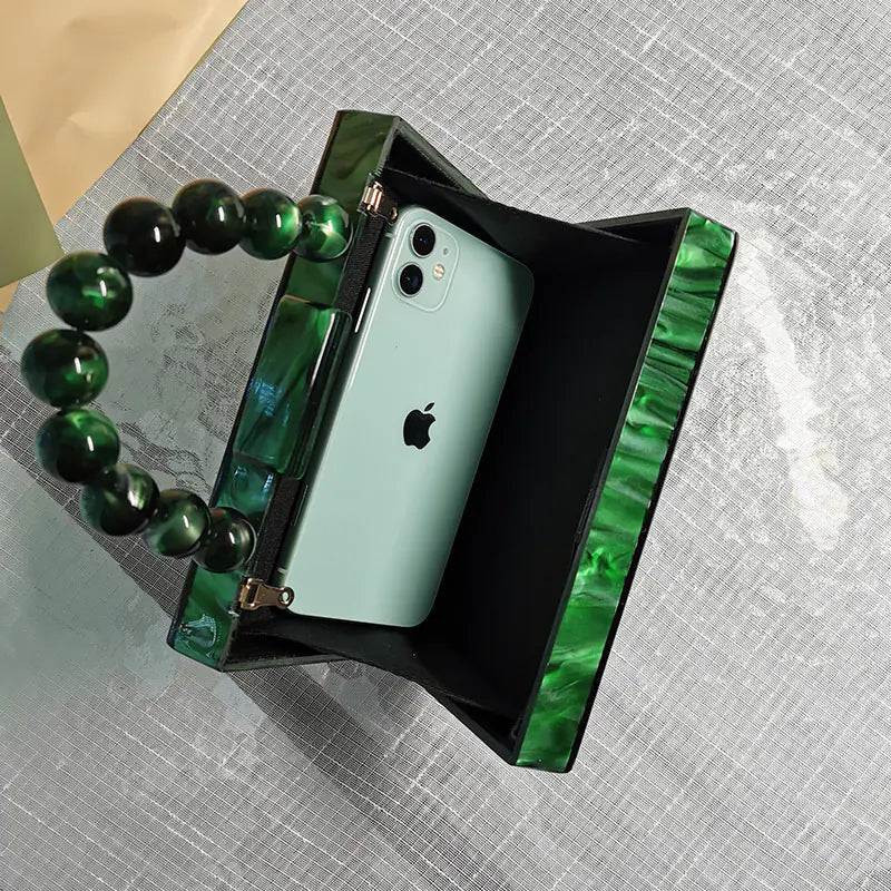 Elegant Pearlescent Clutch Bags for Gala Evenings