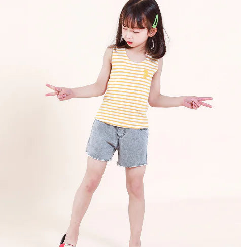Elegant Summer Modal Vests for Children
