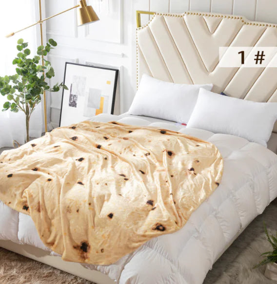 Luxurious Cotton Burrito Throw for Home