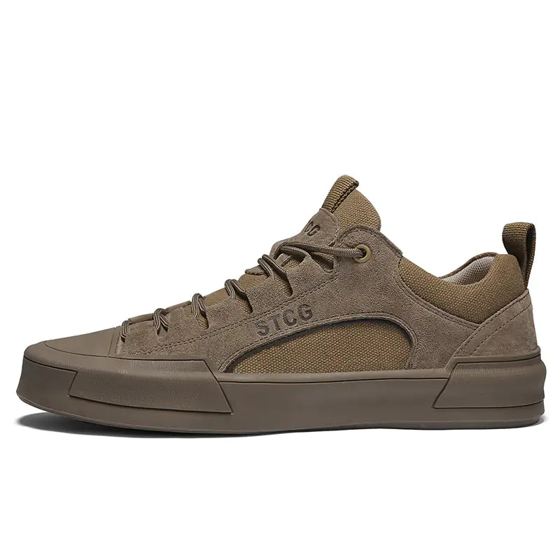 Gentlemen's Summer Elegance Leather Sneakers