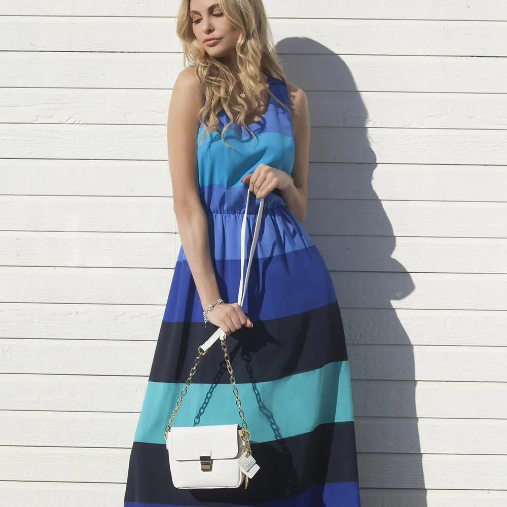 Petite Elegance Leather Bag - White