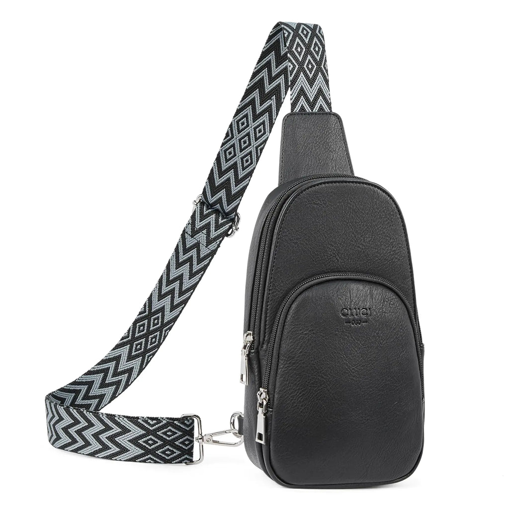 CLUCI Elegant Leather Crossbody Sling for Travel