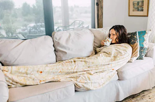 Luxurious Cotton Burrito Throw for Home