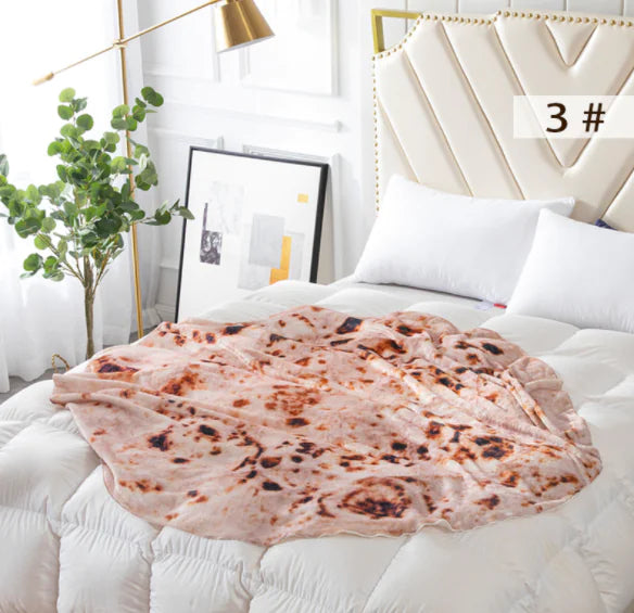 Luxurious Cotton Burrito Throw for Home