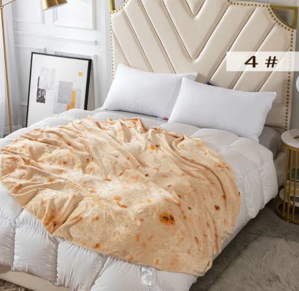 Luxurious Cotton Burrito Throw for Home