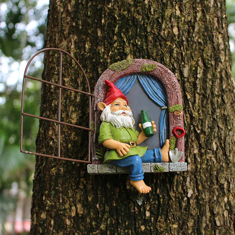 Enchanted Elf Tree Hugger Ornament