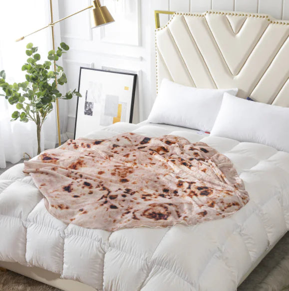 Luxurious Cotton Burrito Throw for Home