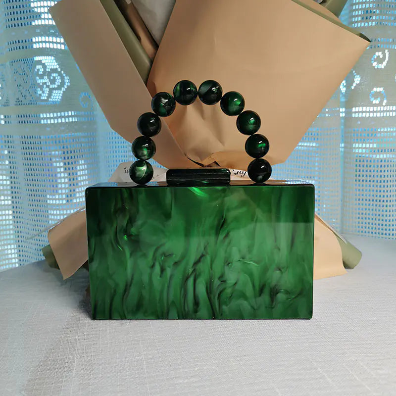 Elegant Pearlescent Clutch Bags for Gala Evenings