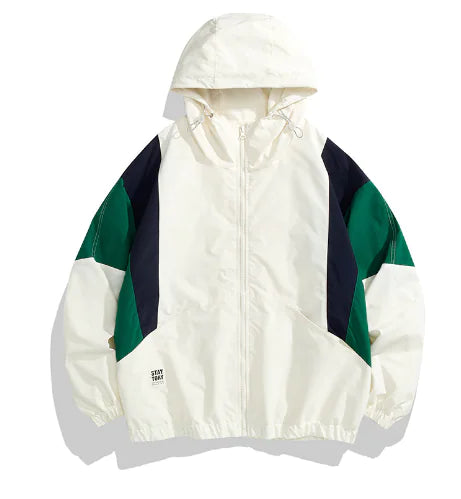 Ladies' Seasonal Color Block Varsity Jacket