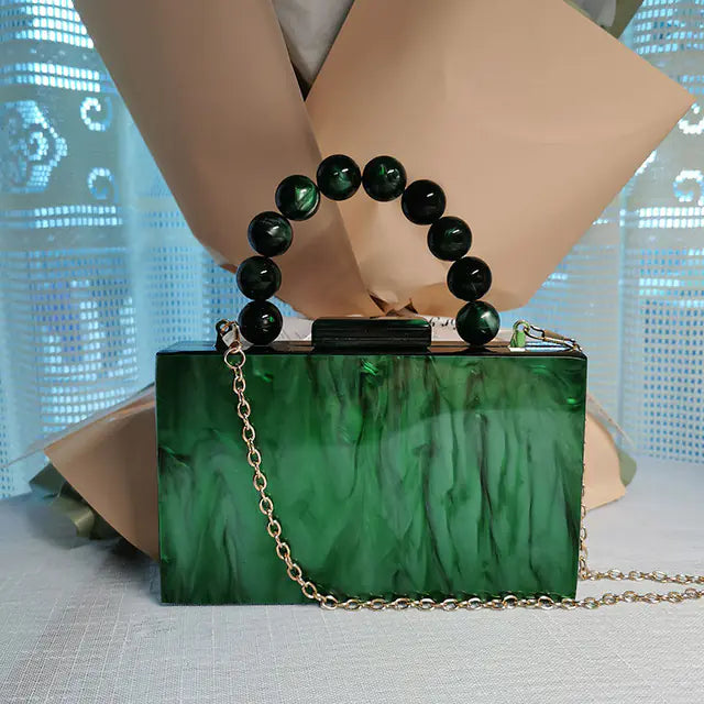 Elegant Pearlescent Clutch Bags for Gala Evenings