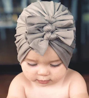 Elegant Pleated Infant Cap