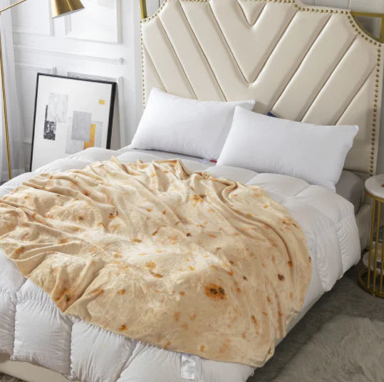 Luxurious Cotton Burrito Throw for Home