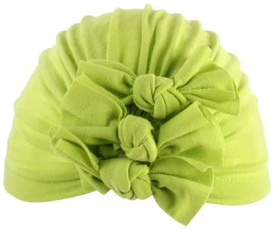 Elegant Pleated Infant Cap