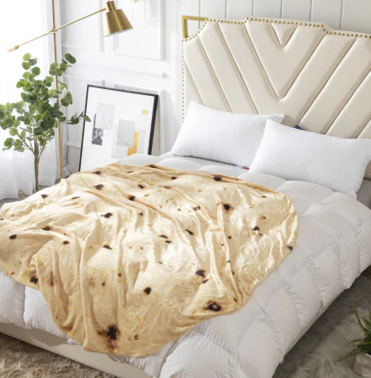 Luxurious Cotton Burrito Throw for Home