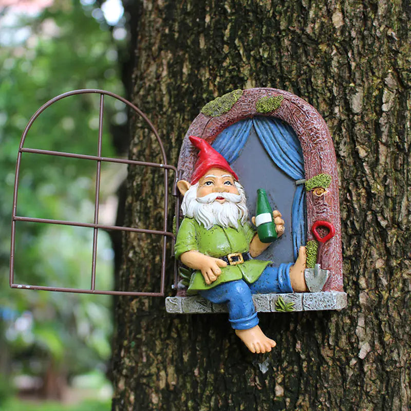 Enchanted Elf Tree Hugger Ornament