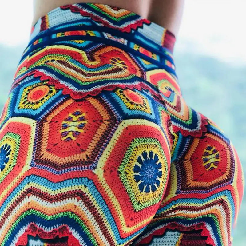 Elevated High-Waisted Colorful Yoga Leggings