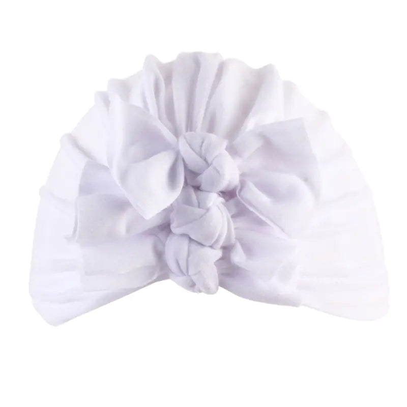 Elegant Pleated Infant Cap